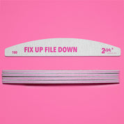 Fix Up File Down 100/100 Grit Nail Files - 2AM LONDON