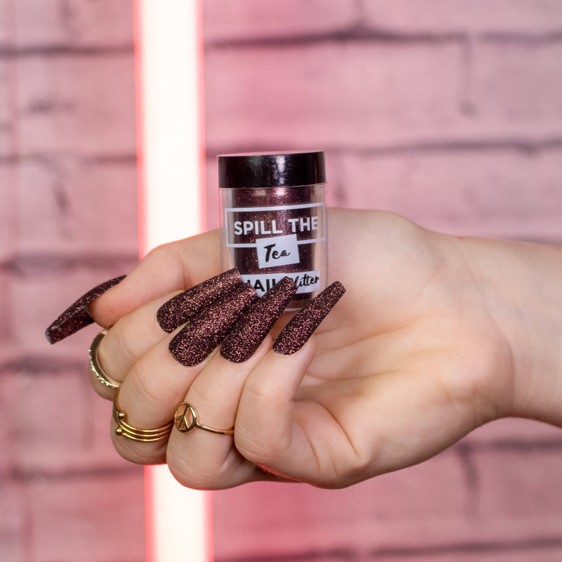 Spill The Tea Nail Glitter 10g - 2AM LONDON