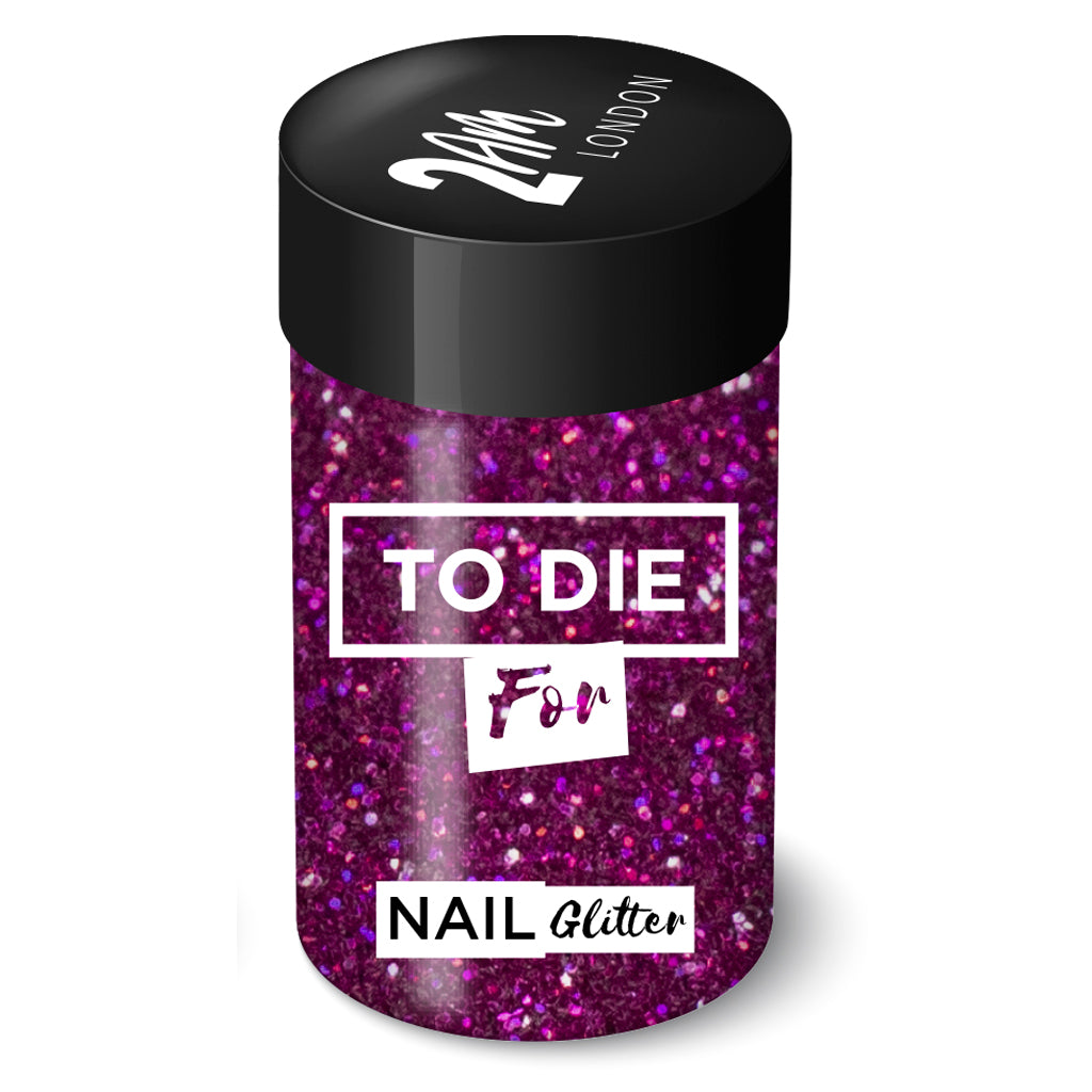 To Die For Purple Nail Glitter 10g - 2AM LONDON